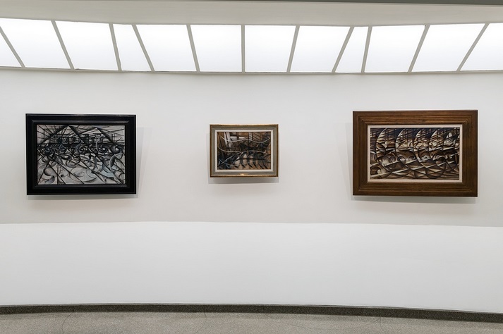 Italian Futurism, Installation views, Guggenheim, New York, 2014