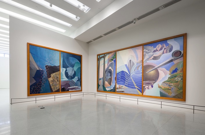 Italian Futurism, Installation views, Guggenheim, New York, 2014